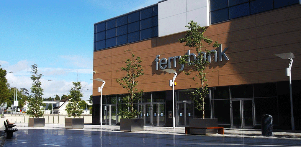 Ferrybank shopping centre Entrance to the Ferrybank shopping centre