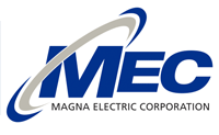 MEC logo, Magna Electric Corporation.