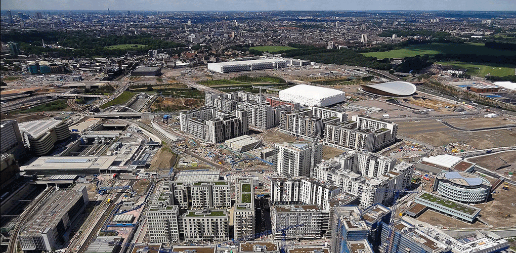 Athletes Village, London 2012 Aerial view of the Athletes Village, London 2012.