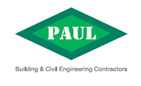 PAUL, building & civil engineering contractors logo.